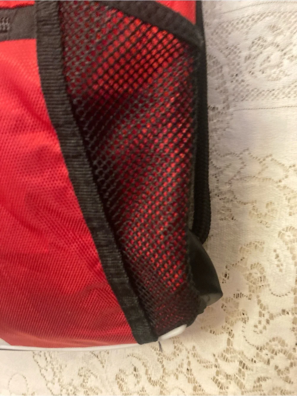 ADIDAS Red and Black Sporty Sackpack - Picture 5 of 6